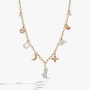 Cosmic Cowgirl Charm Necklace