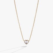 Crystal Heart Pendant Necklace