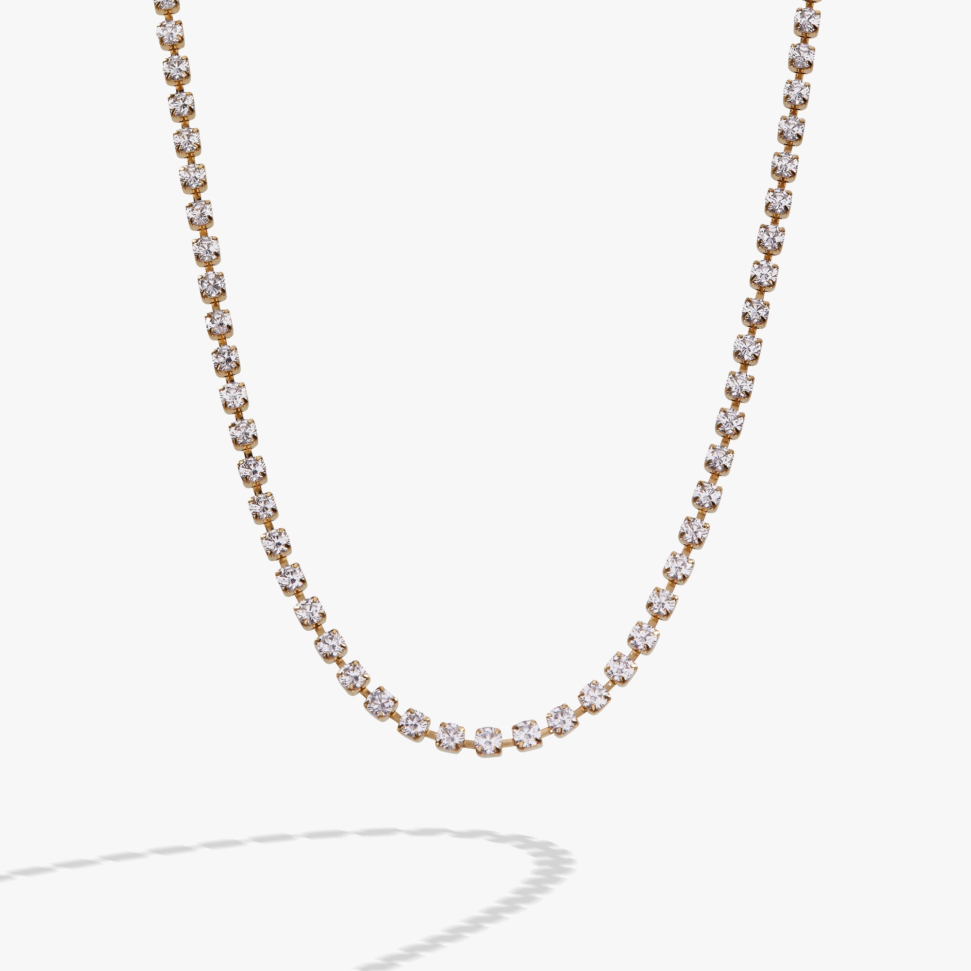 Crystal Tennis Chain Necklace