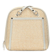 Daisy Bamboo Straw Convertible Backpack