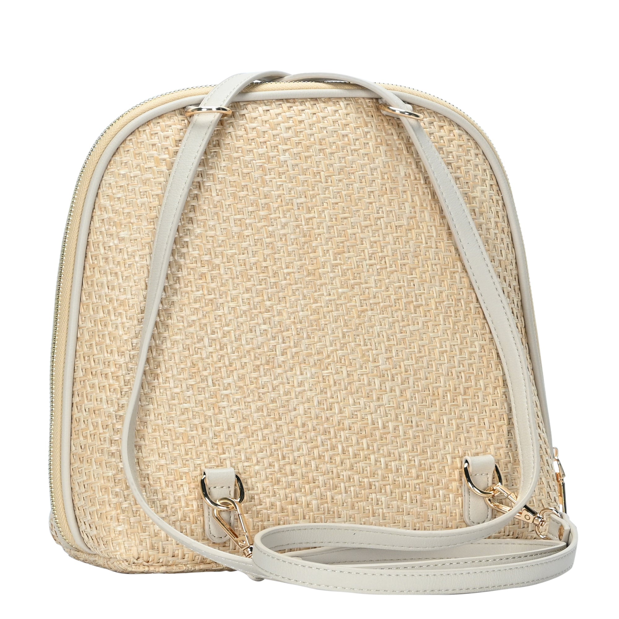 Daisy Bamboo Straw Convertible Backpack