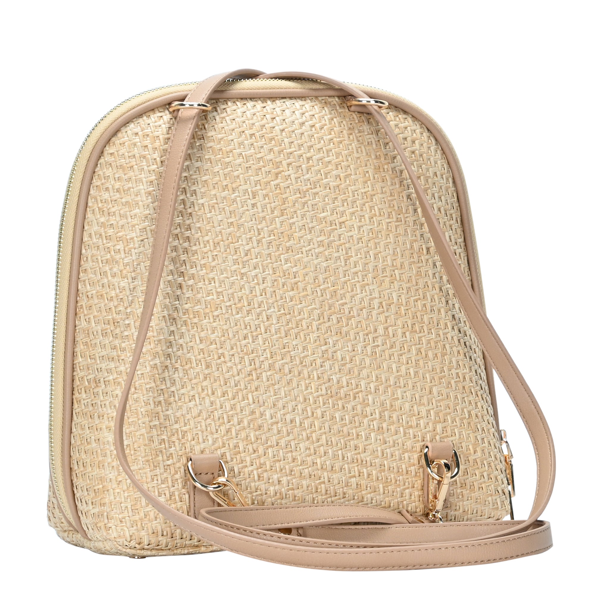 Daisy Bamboo Straw Convertible Backpack