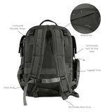 G'ccioni Diaper Bags Backpack,Travel Backpack,Insulated Bottle Pouch,Stroller Straps Changing Mat, Wipes & Bottle Pocket
