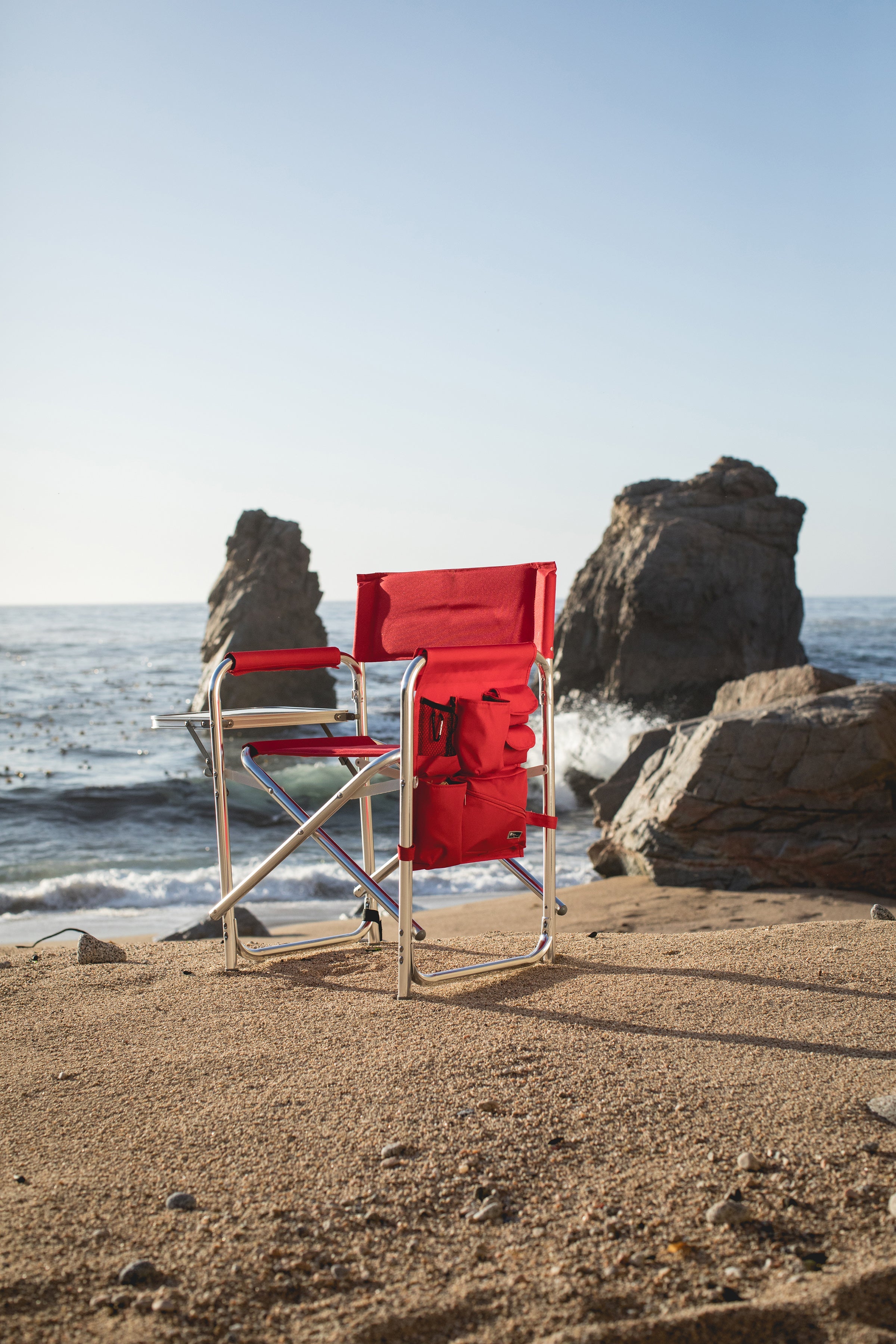 Purple Sports Chair With Side Table