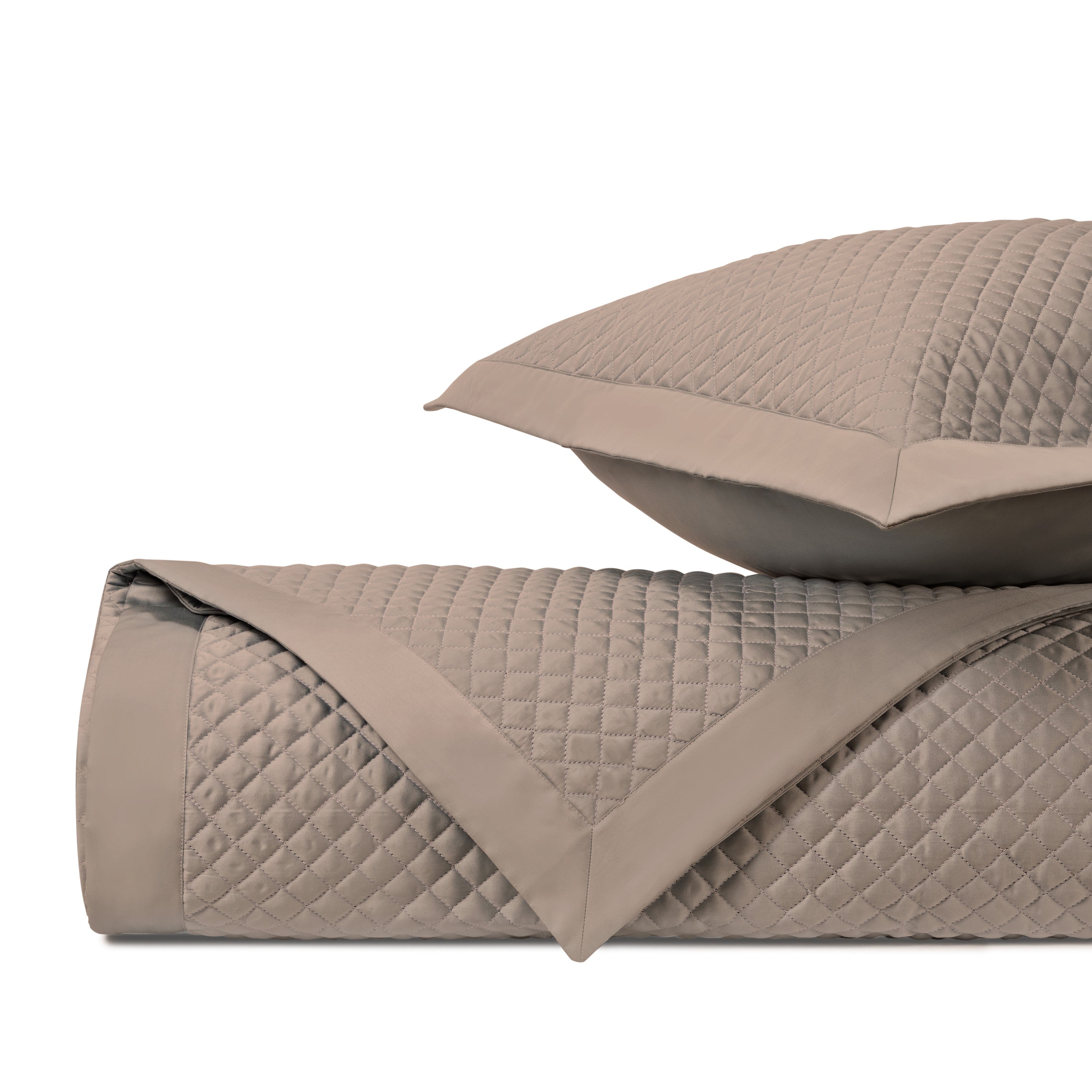 Diamond Quilted Coverlet Set