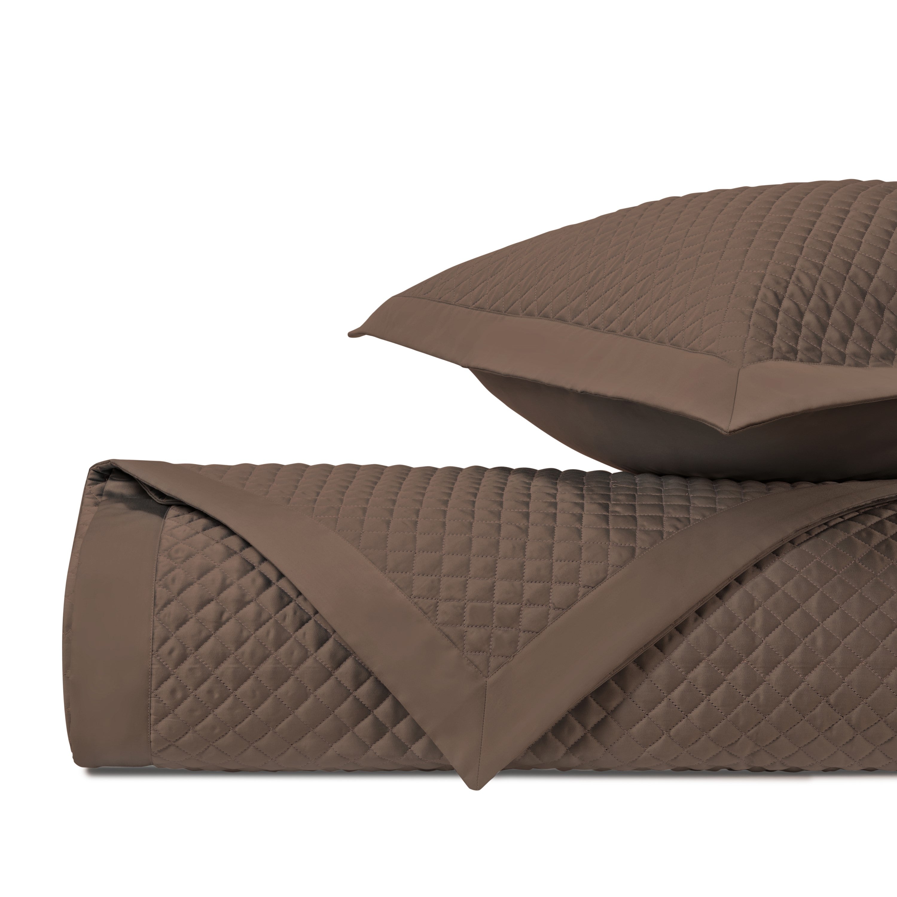 Diamond Quilted Coverlet Set
