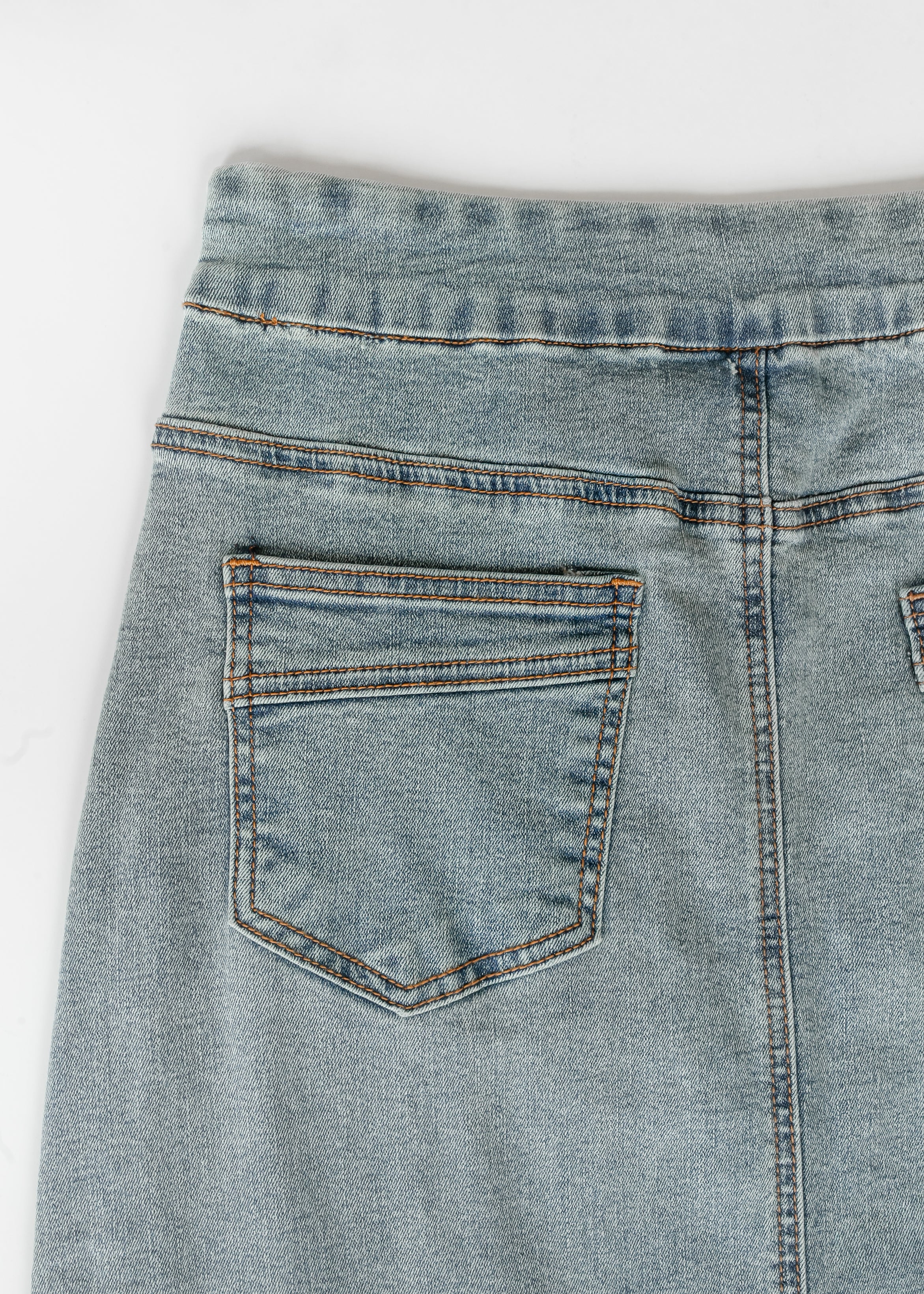 Donna Classic Wash Maxi Denim Skirt | Includes Plus Size
