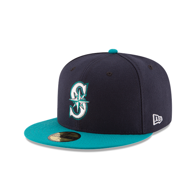 Seattle Mariners 59FIFTY On Field Navy/Teal Game Cap