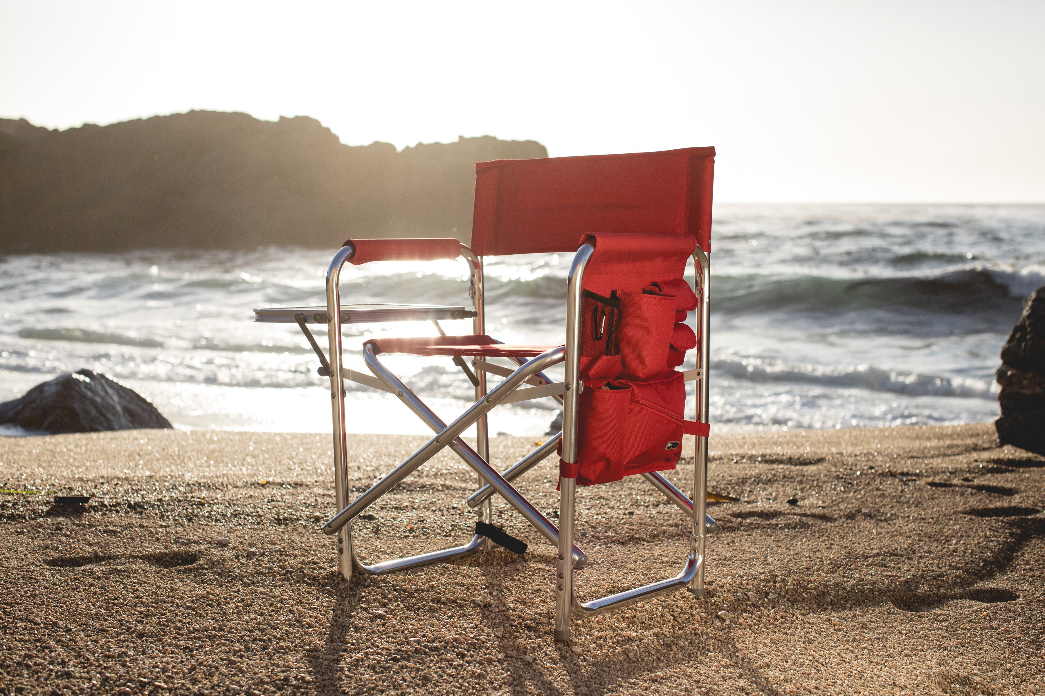 Purple Sports Chair With Side Table