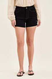 Judy Blue High Waist Slim Denim Short With Star Studded