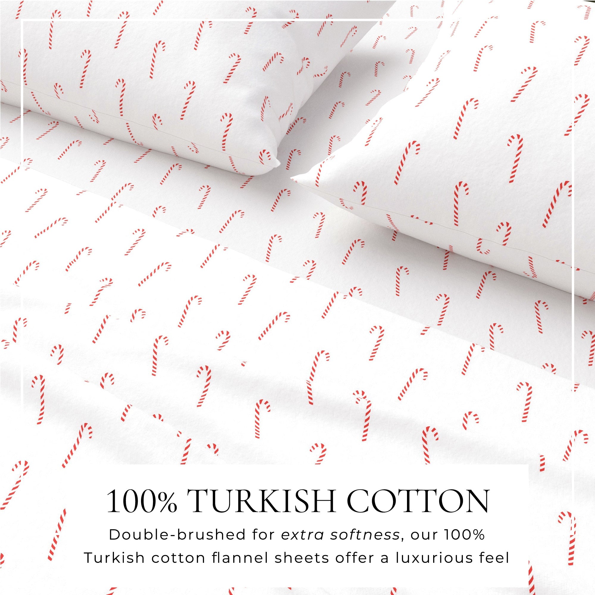 100% Turkish Cotton Flannel Sheet Sets - Boulder Collection