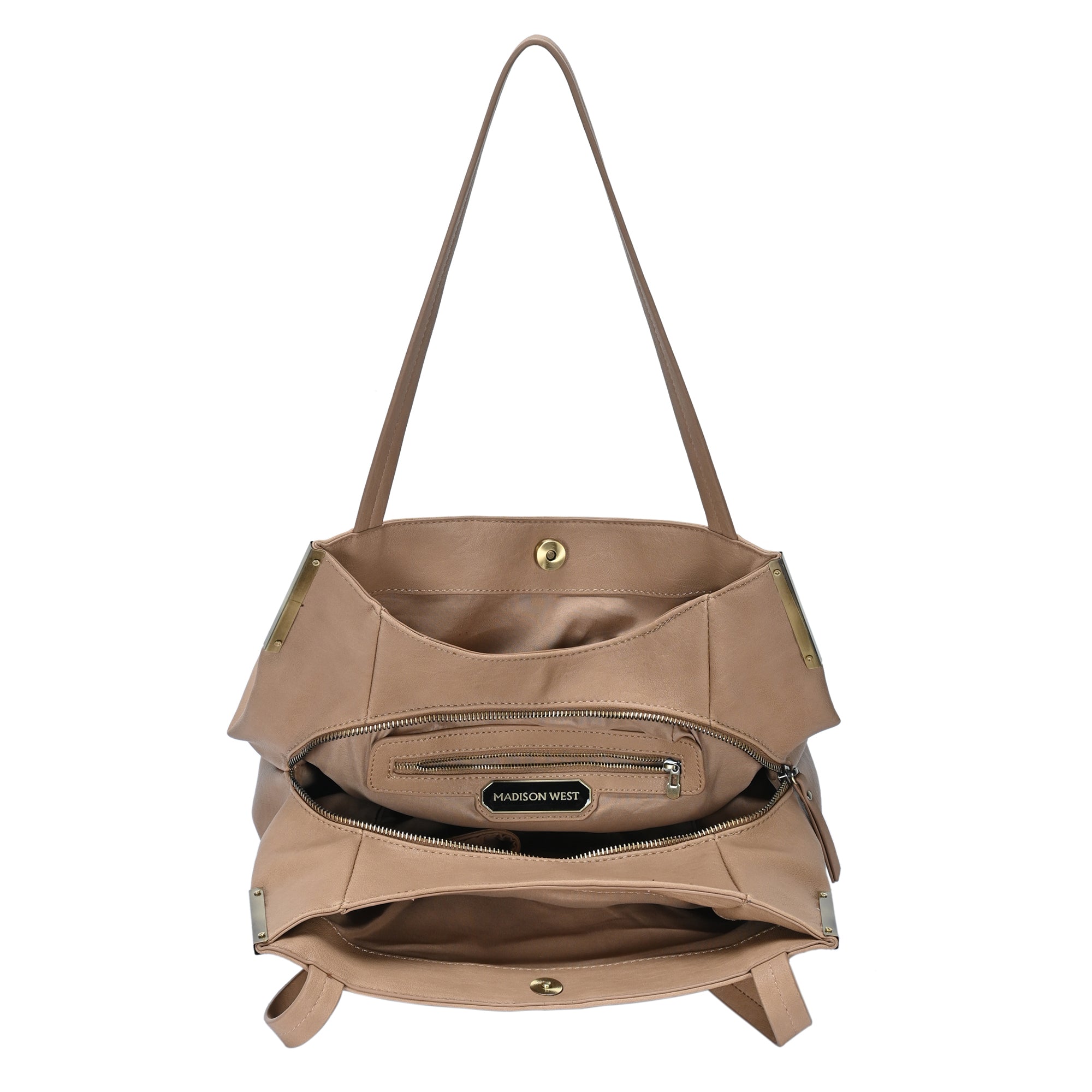 Elizabeth Triple Compartment Hobo