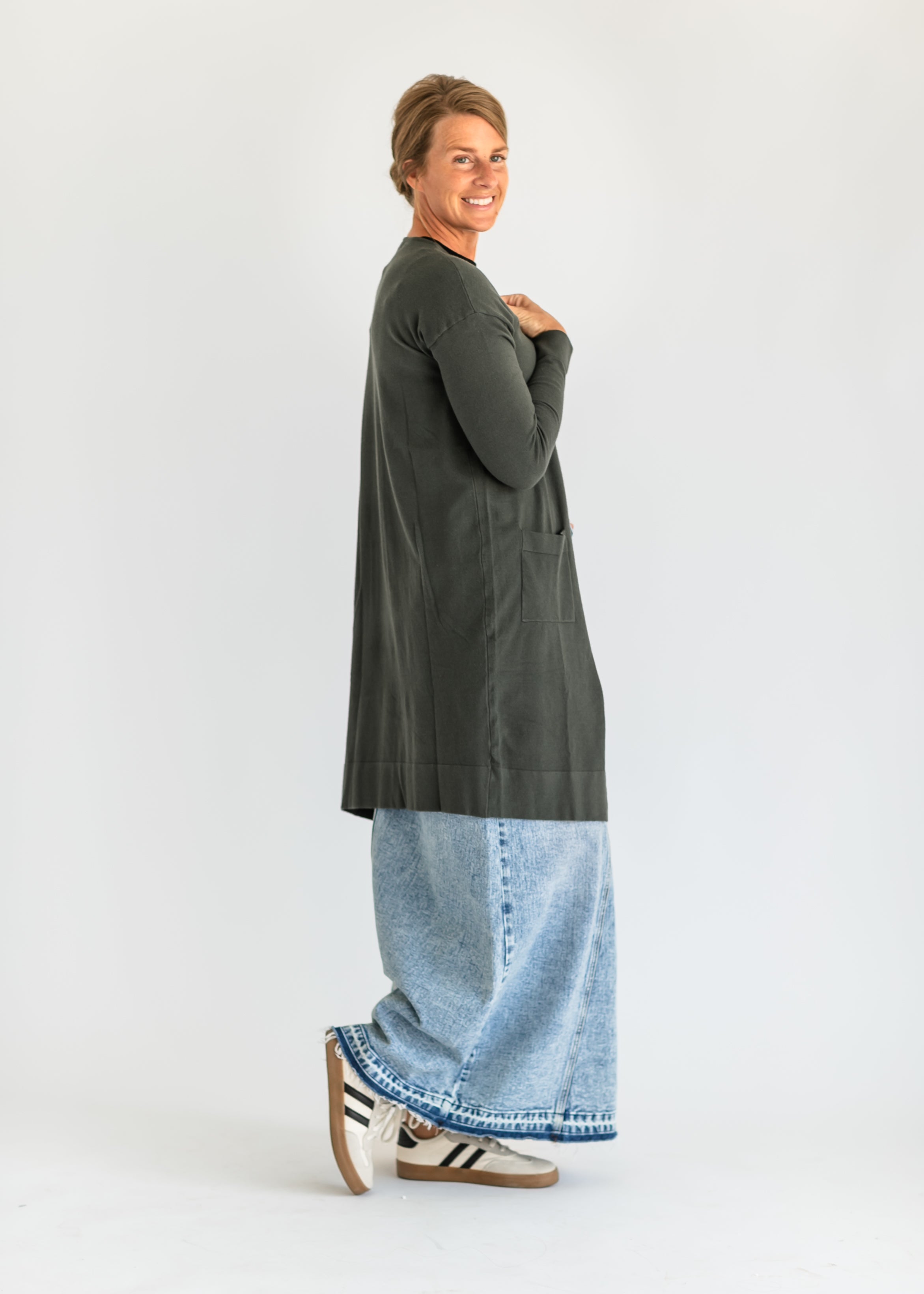 Essential Long + Soft Cardigan | Includes Plus Size