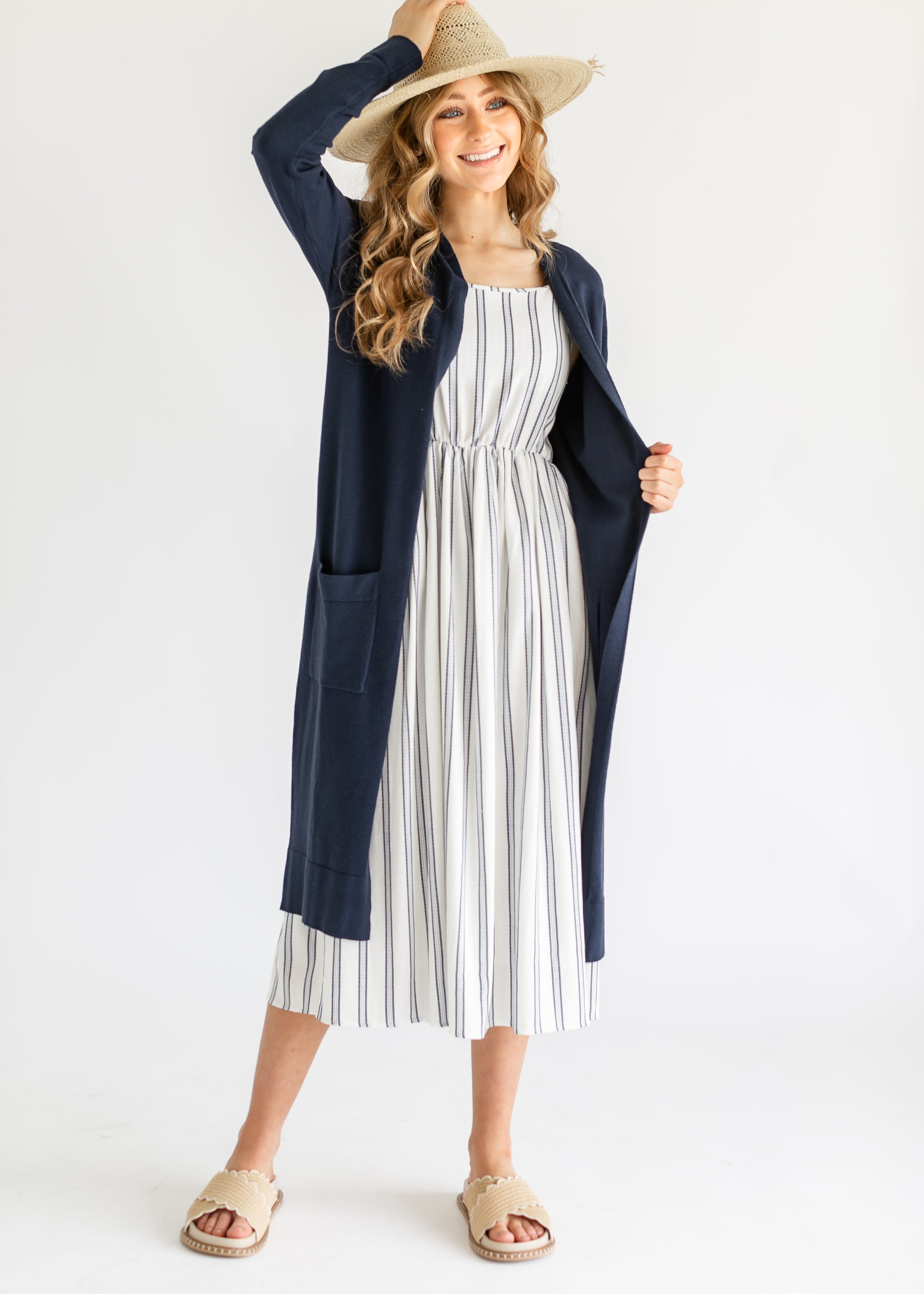 Essential Long + Soft Cardigan | Includes Plus Size