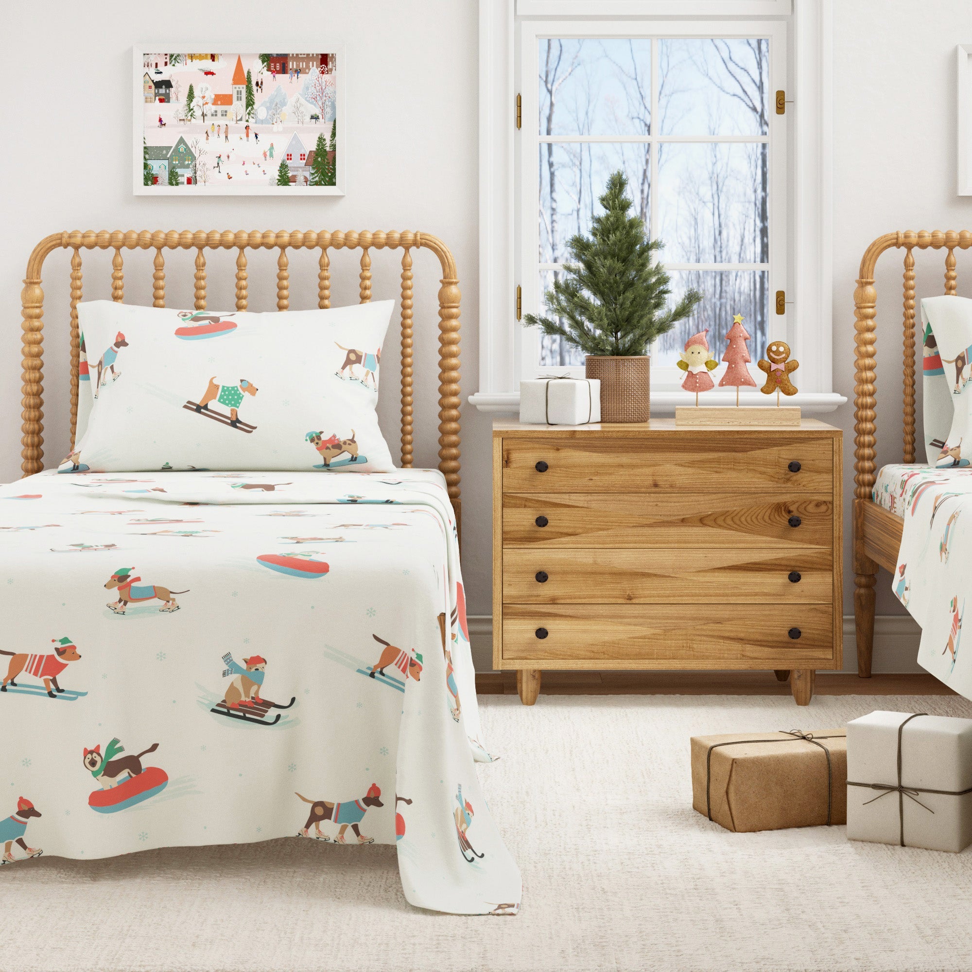 4-piece Turkish Cotton Flannel Sheet - Whittaker Collection