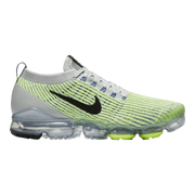 Nike Air Max Vapormax Flyknit 3 Light Silver/Black-Volt Glow Men Running Sneakers