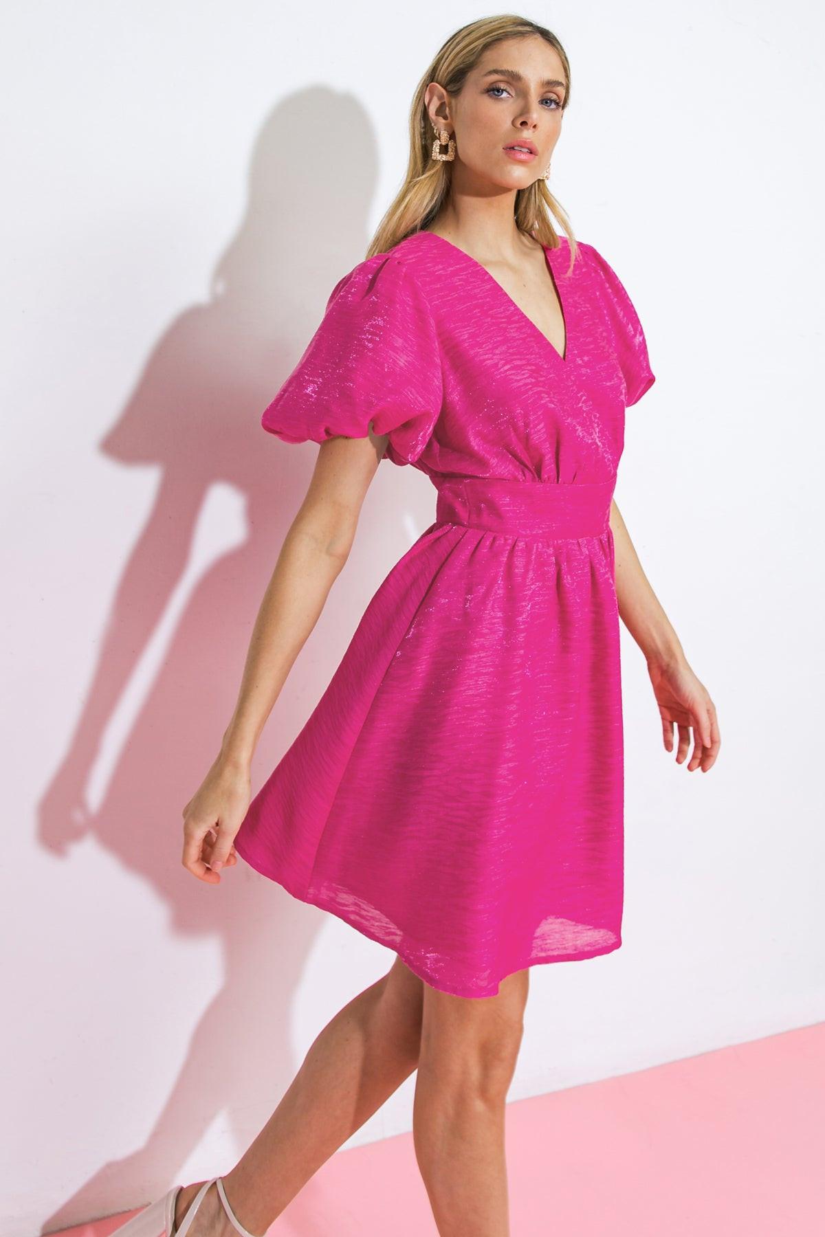 All Is Calm Woven Mini Dress