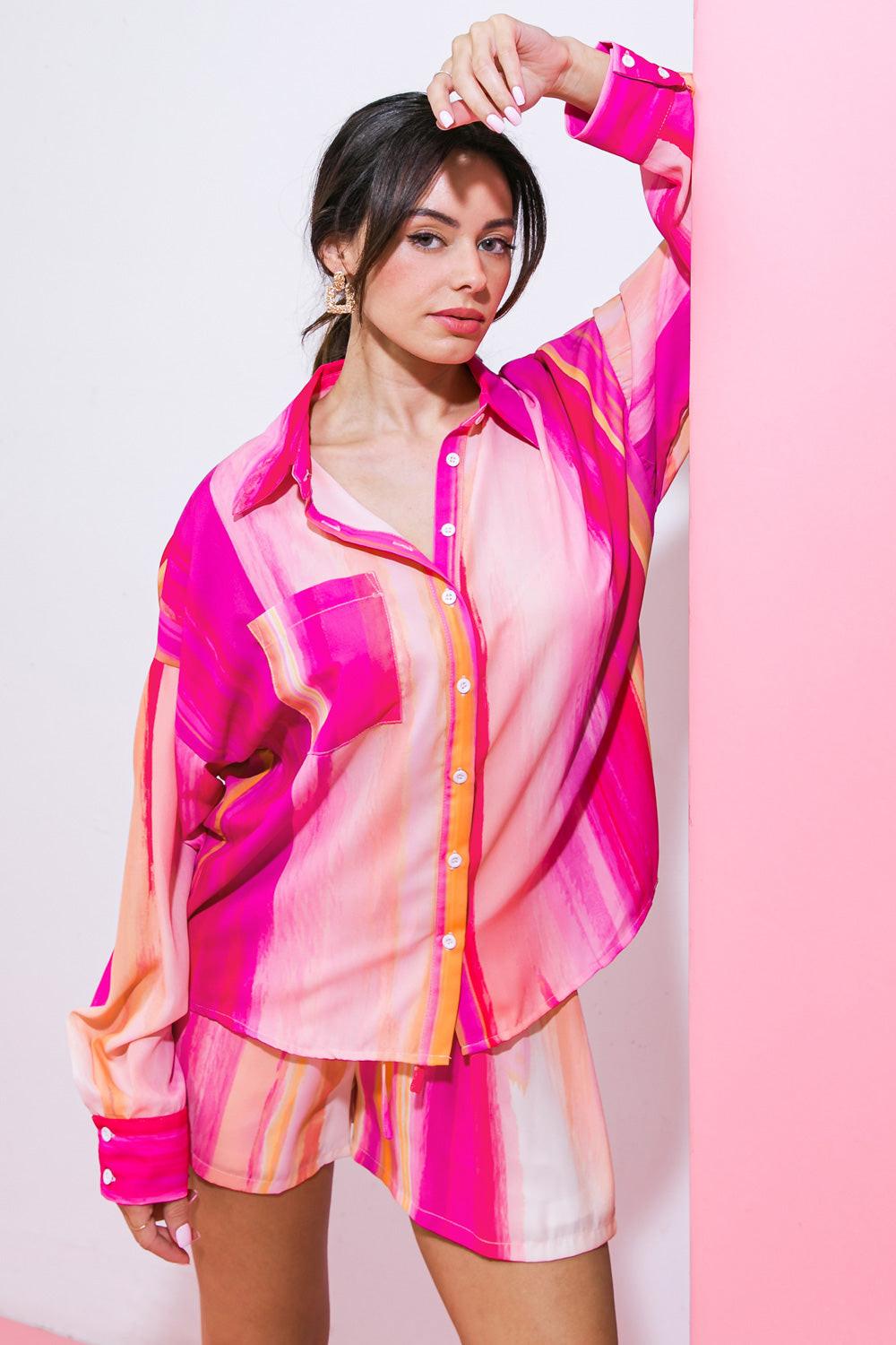 Take The Lead Woven Top