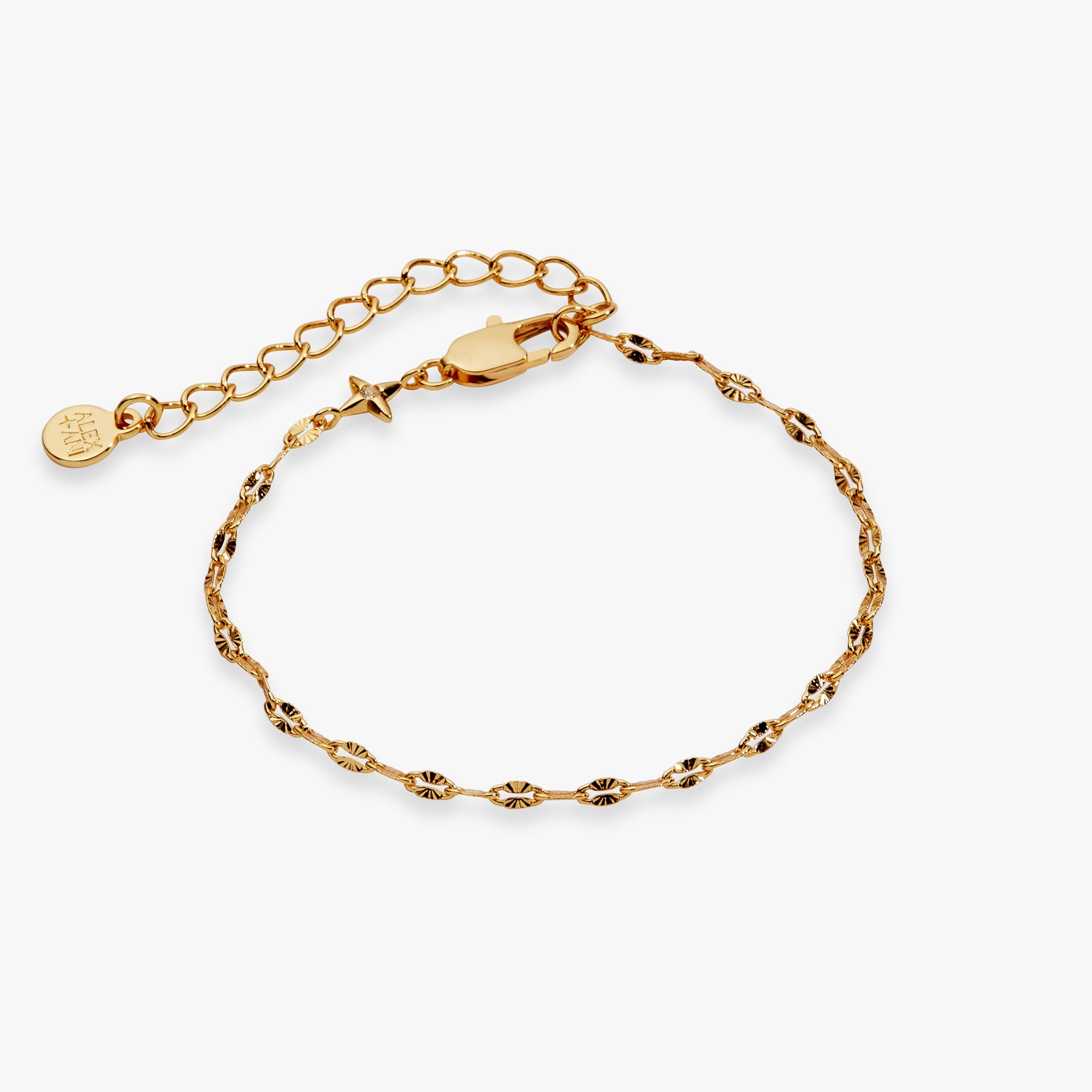 Multi Faceted Chain Bracelet
