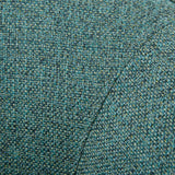 Fantasyy Upholstered Swivel Chair with Nailhead Trim and Curved Design