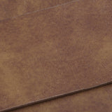 Faux Leather Woven Accent Chair