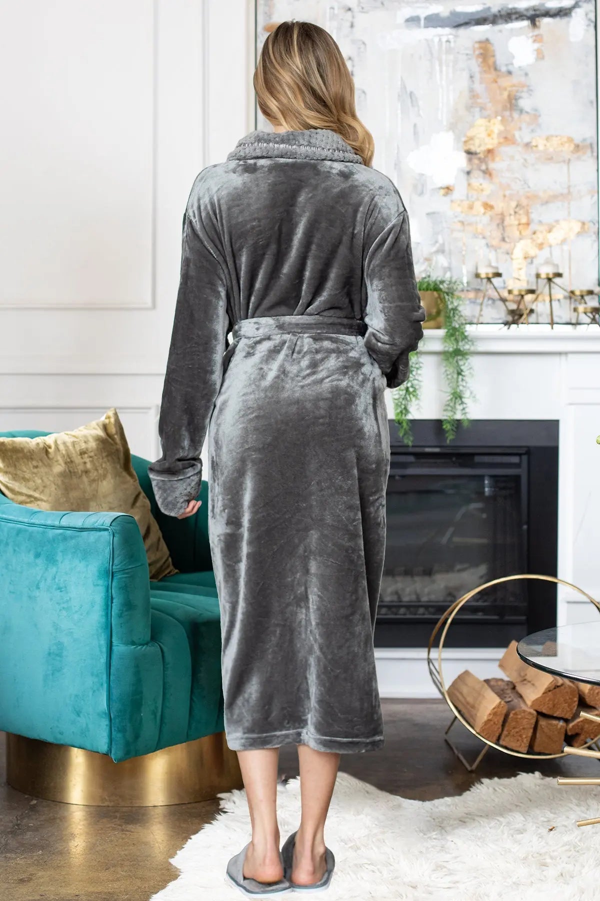 Women's Ultra Soft Plush Bathrobe | Includes Plus Size