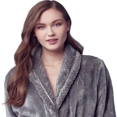 Women's Ultra Soft Plush Bathrobe | Includes Plus Size