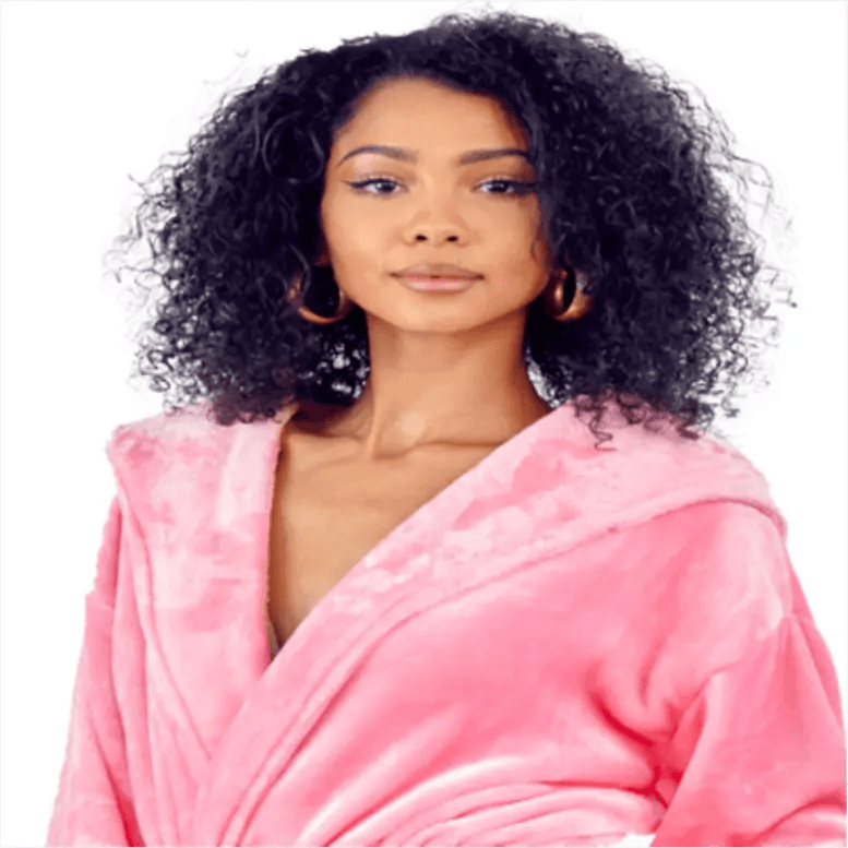 Women’s Plush Hooded Robe - Spa-worthy Comfort At Home