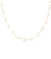 Golden Chain And White Pearl Necklaces