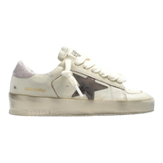 Golden Goose Stardan Women Sneakers Laminated Star Suede Heel White/Silver