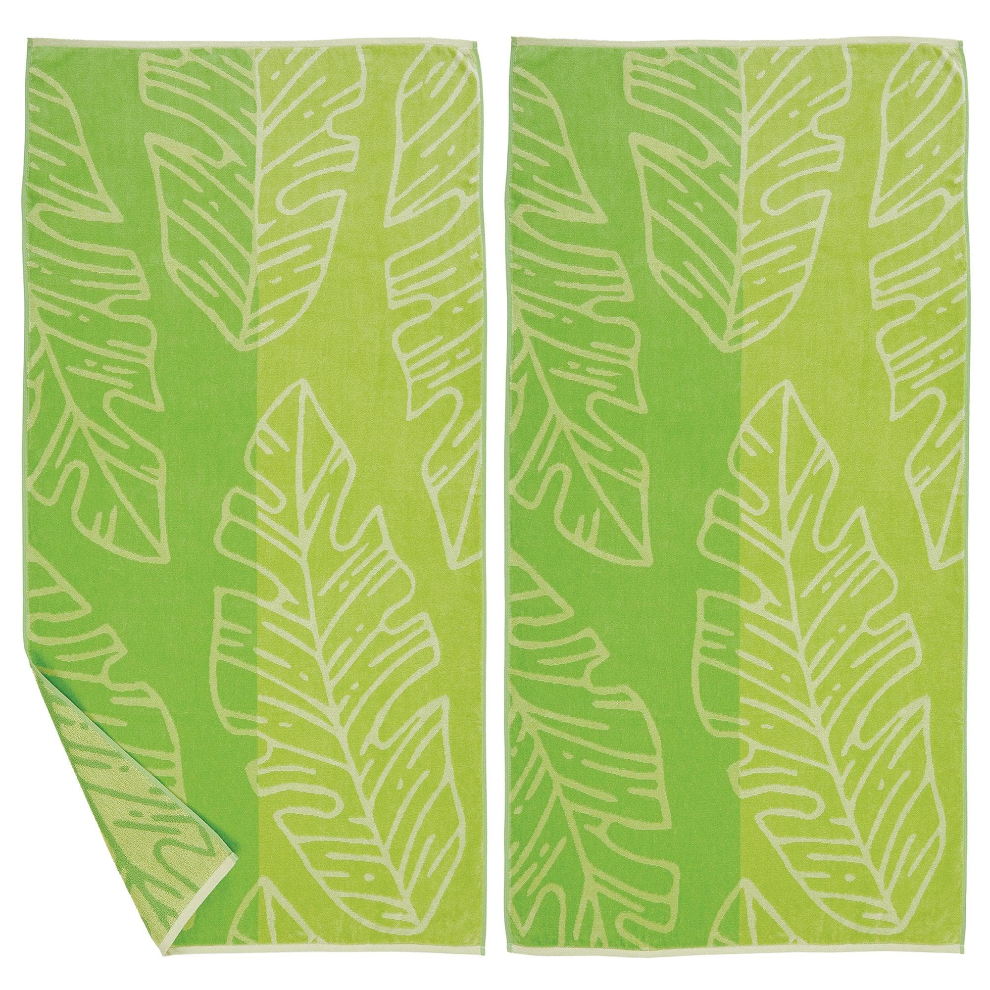 2 Pack Vibrant Beach Towels - Boca Collection