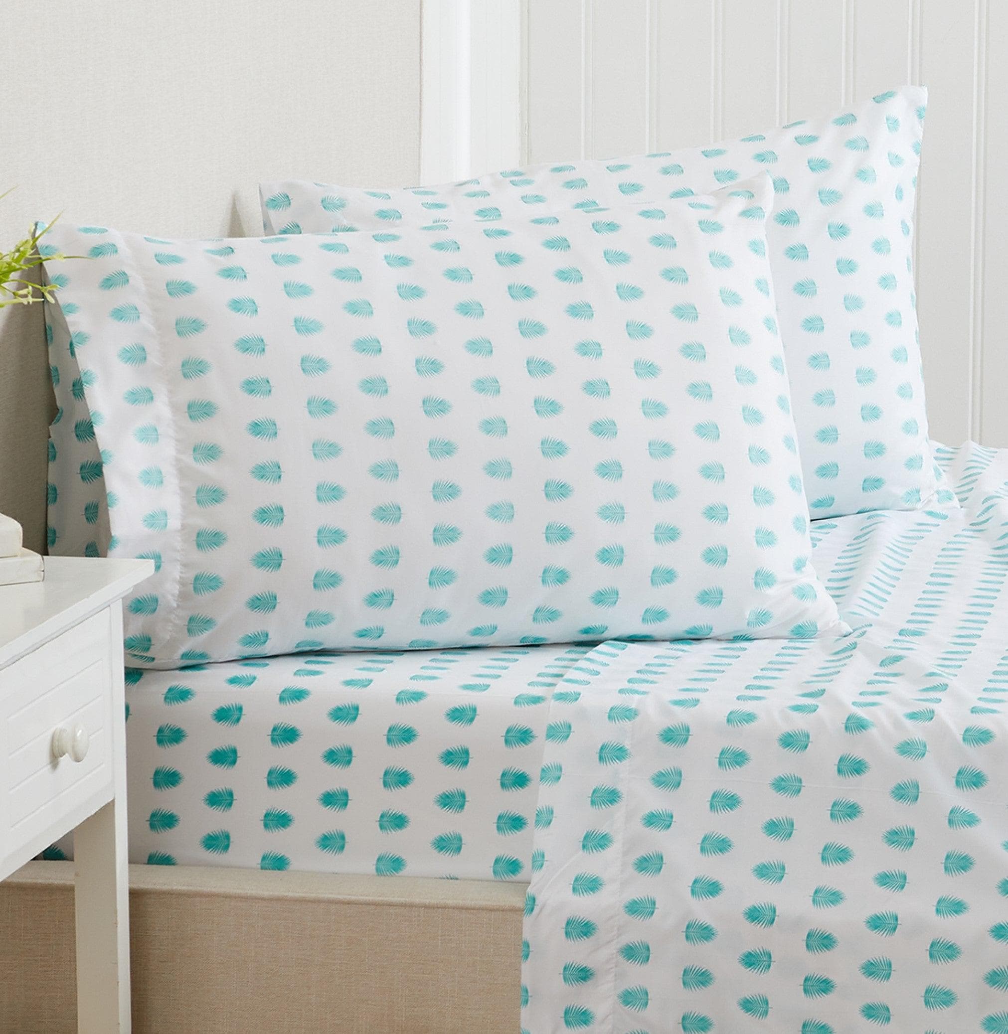 4-piece Coastal Microfiber Sheet Set - Nantucket Collection