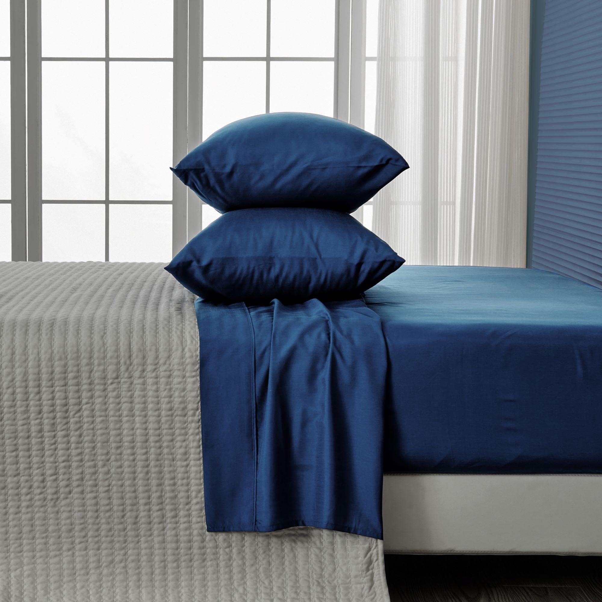 4 Piece Rayon Derived From Bamboo Sheet Set - Jordyn Collection