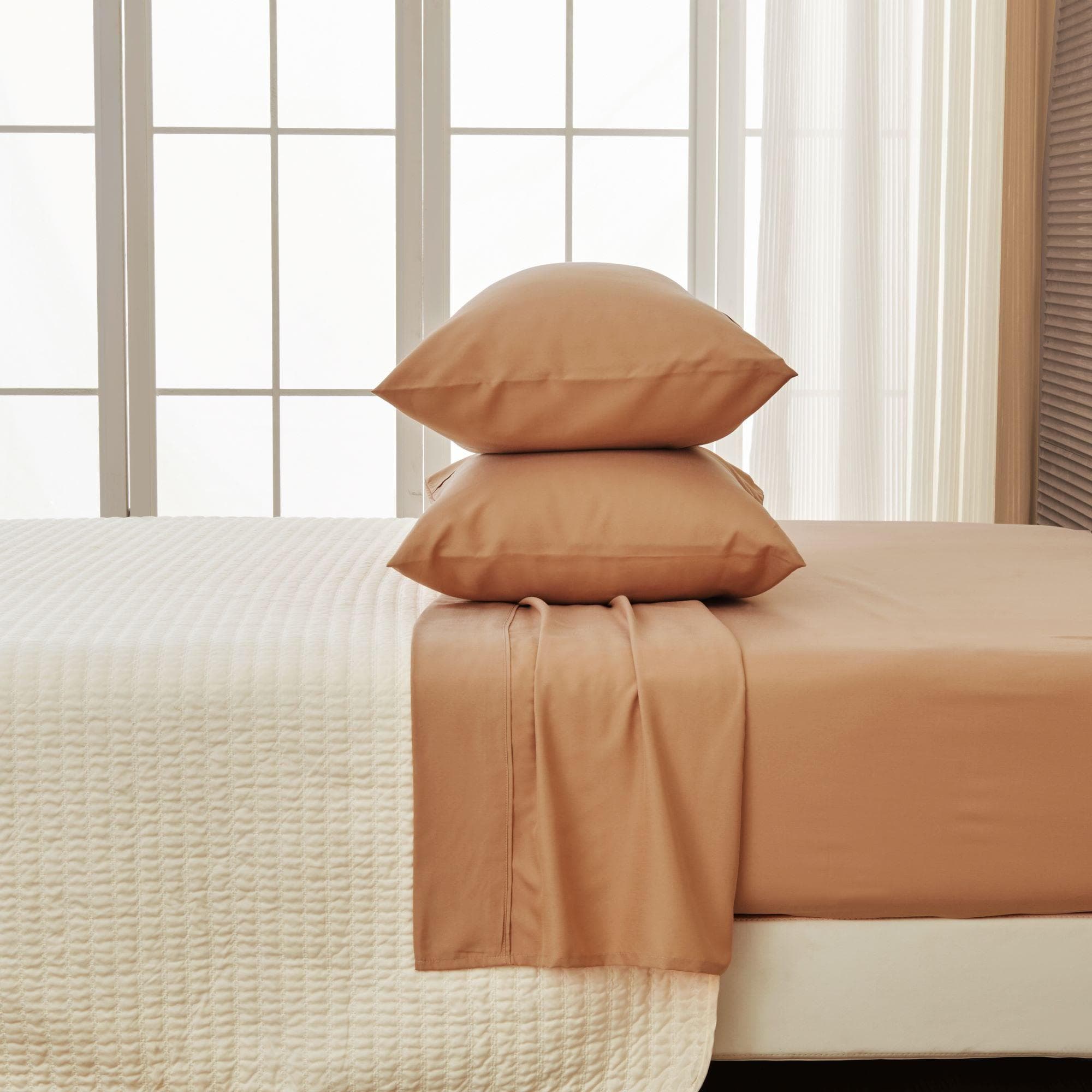 4 Piece Rayon Derived From Bamboo Sheet Set - Jordyn Collection