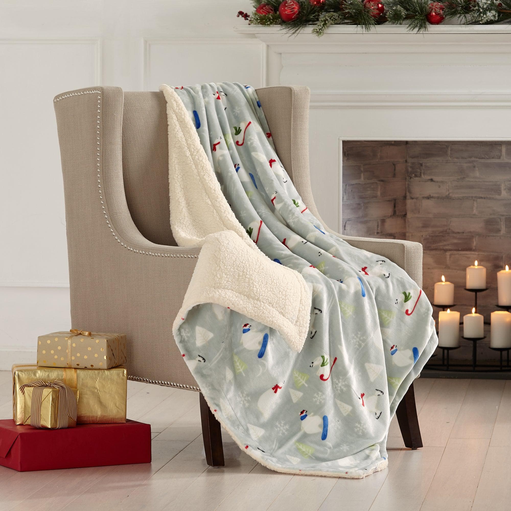 Sherpa Throw Blanket - Eve Collection
