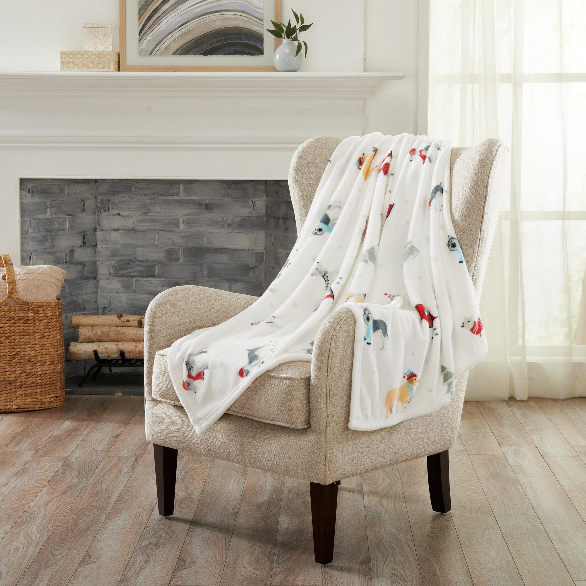 Velvet Throw Blanket - Pearl Collection