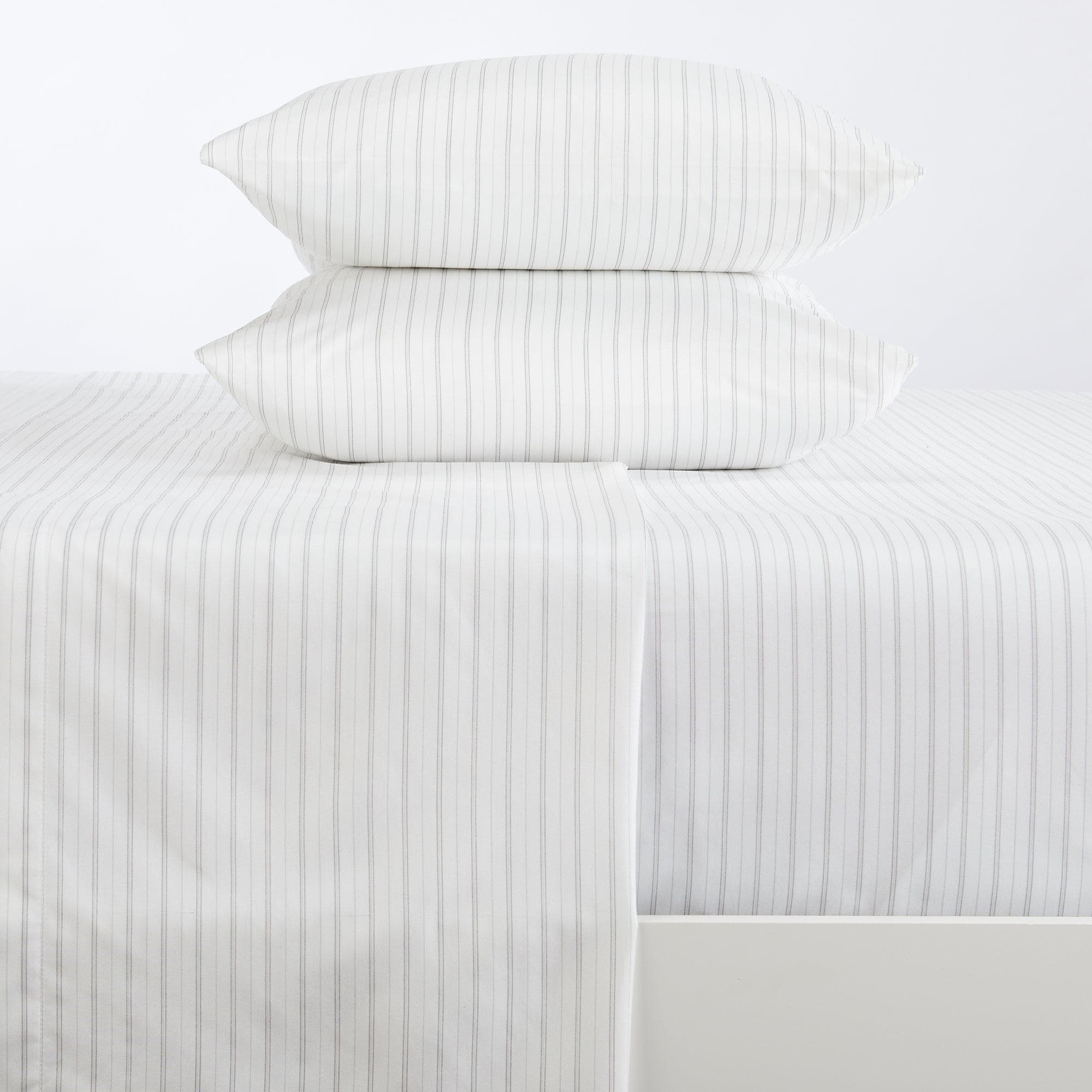 Microfiber Stripe Sheet Set - Adeline Collection