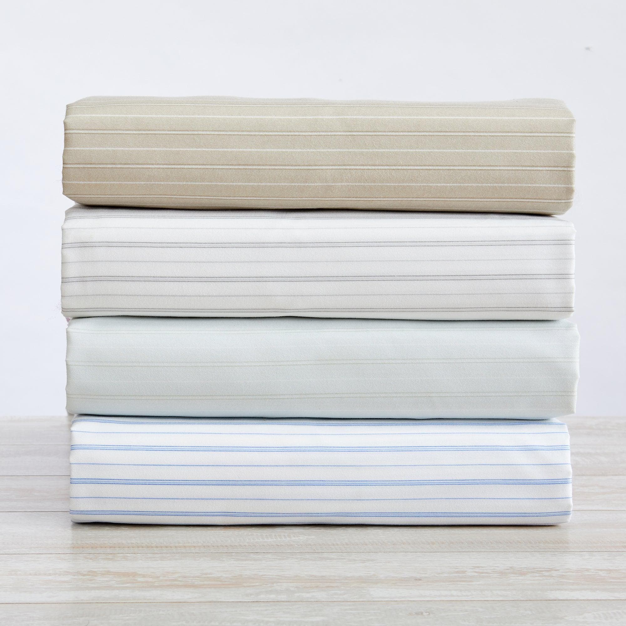 Microfiber Stripe Sheet Set - Adeline Collection