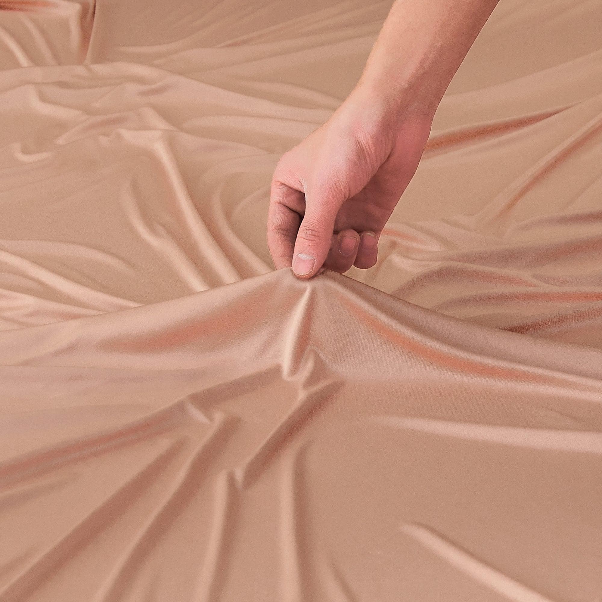 4-piece Interlock Microfiber Sheet Set - Mackenna Collection