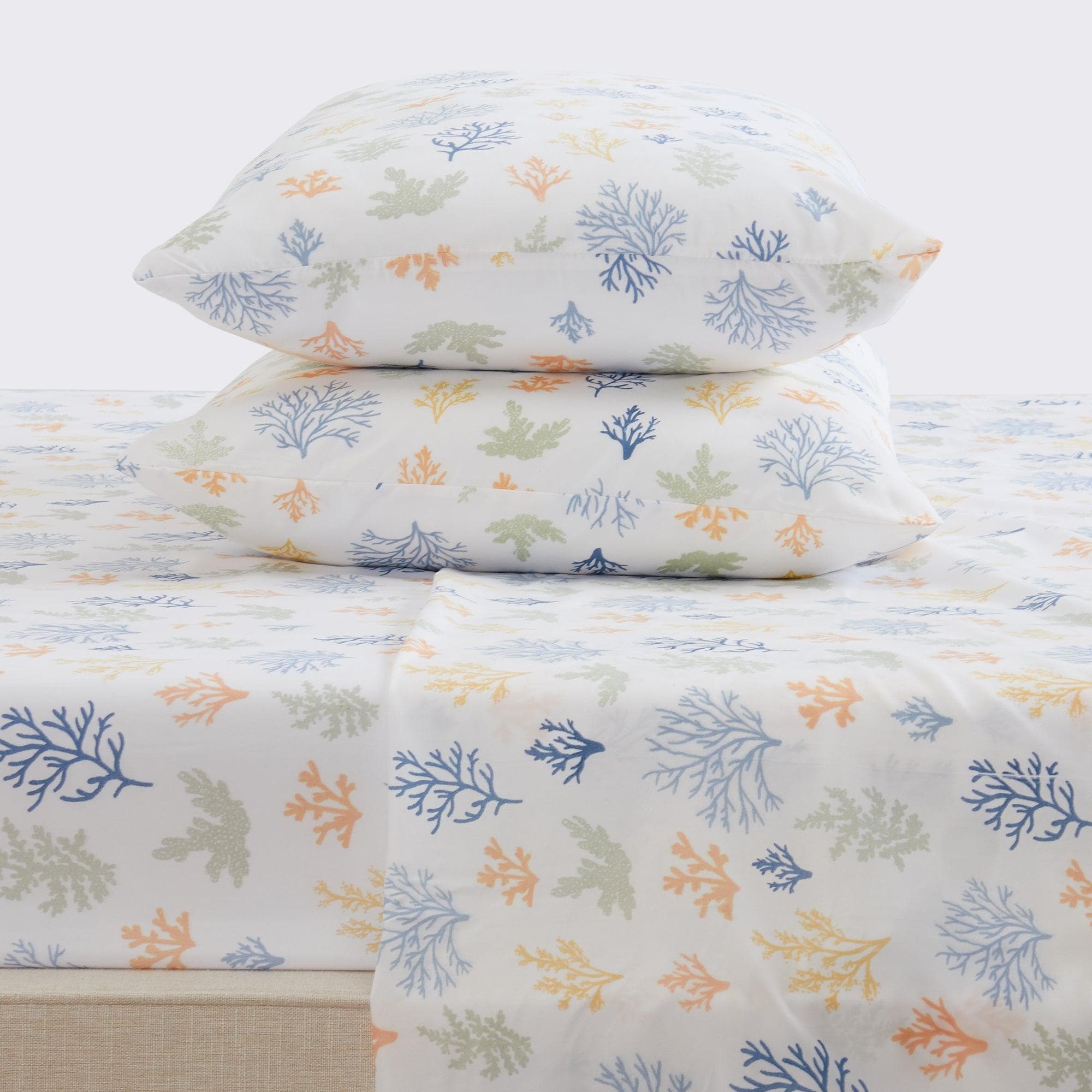 4-piece Coastal Microfiber Sheet Set - Nantucket Collection