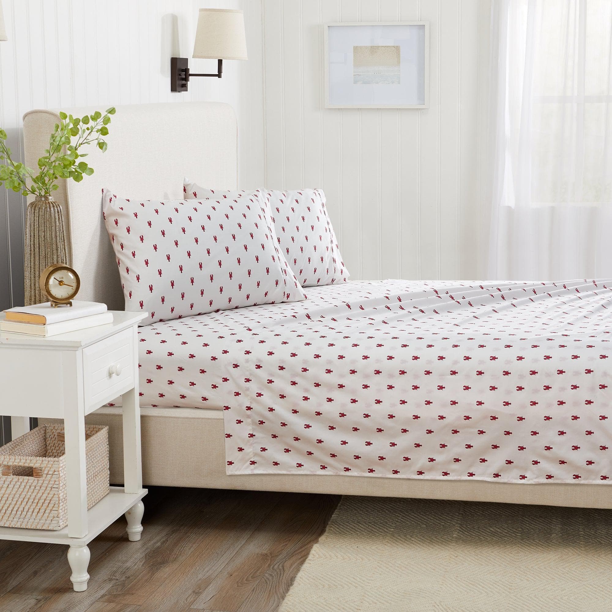 4-piece Coastal Microfiber Sheet Set - Nantucket Collection