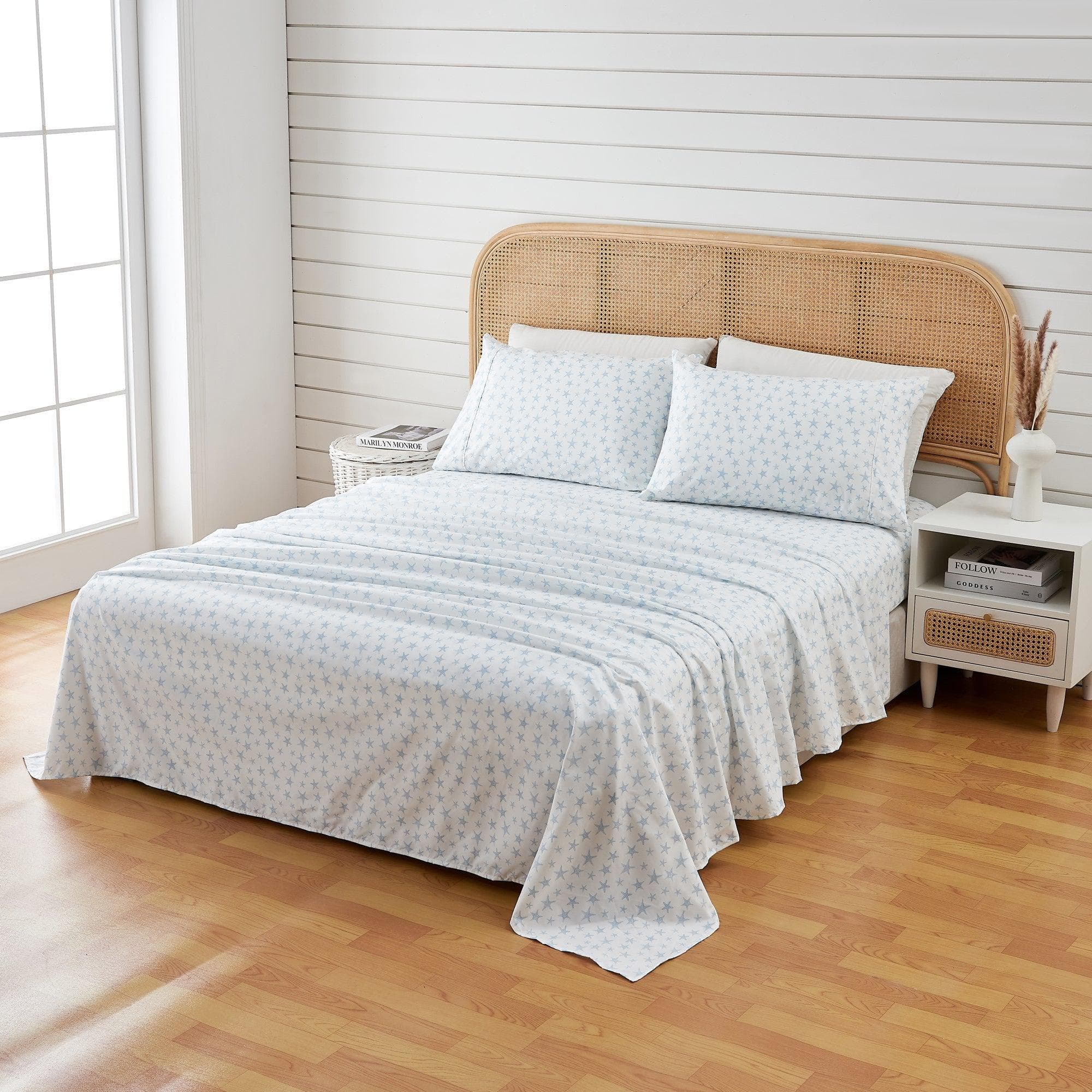 4-piece Coastal Microfiber Sheet - Newport Collection