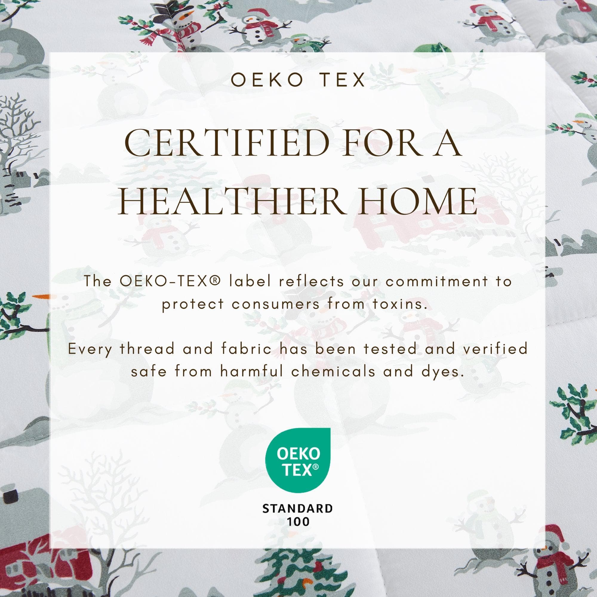 Reversible Christmas Comforter And Sham Set - Holiday / Lodge Odette Collection