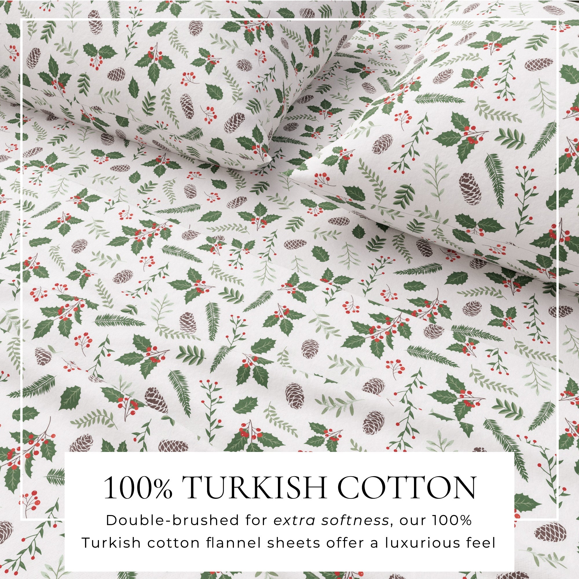 4-piece Turkish Cotton Flannel Sheet - Whittaker Collection