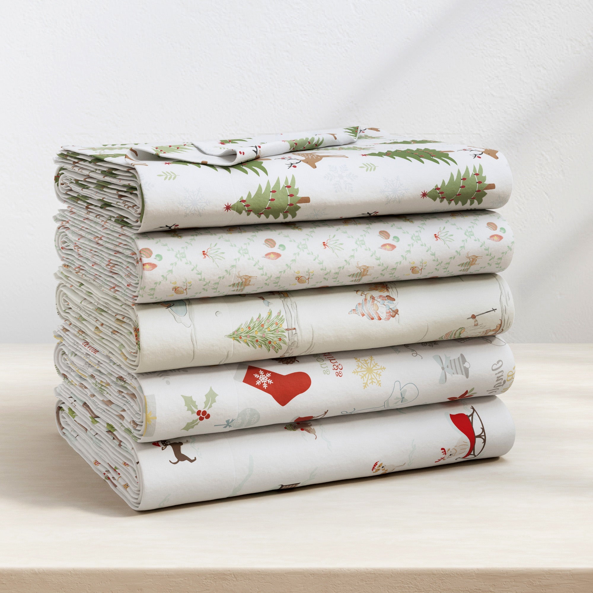 100% Turkish Cotton Flannel Sheet Sets - Boulder Collection