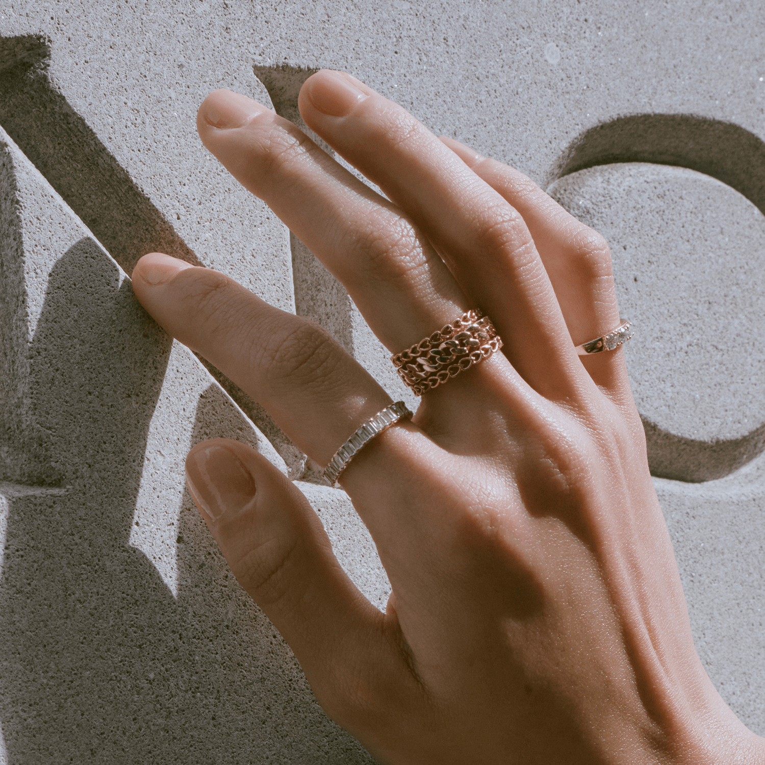 Bold Diamond Baguette Ring