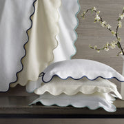 Honeycomb Coverlet (scalloped Border)