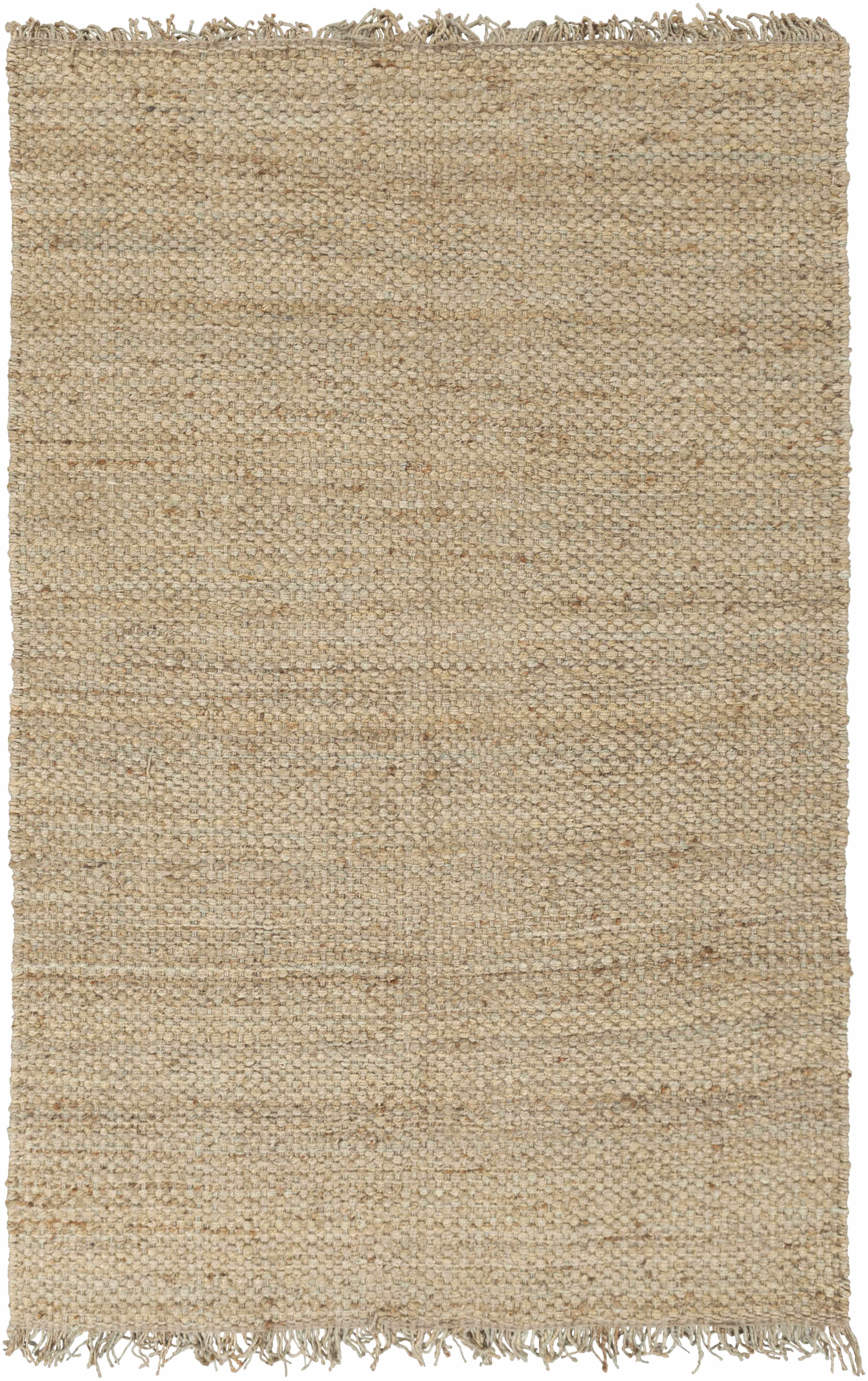 Hovland Hand Woven Natural Jute Rag Rug