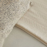Homvare Full/Queen Super Soft  Cotton Basket Weave Blanket/Throw 90" x 90"