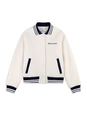 Marisa Varsity Jacket- Gardenia